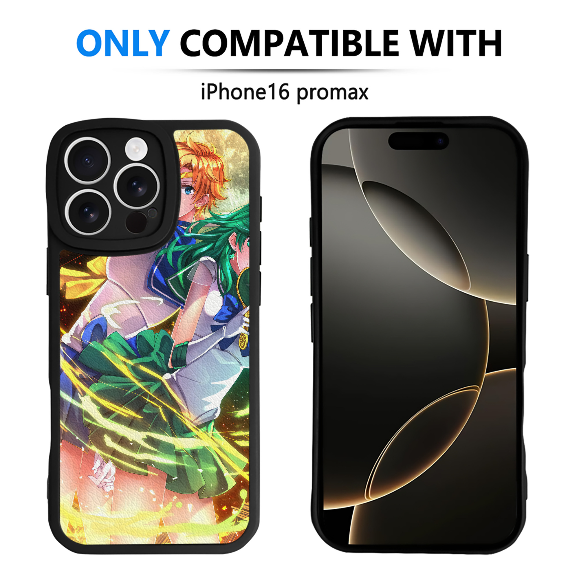 （画像用） 美少女戦士セーラームーン Sailor Moon 【iPhone 16シリーズ対応】シリコンスマホケース（レザー調） 材質：シリコン